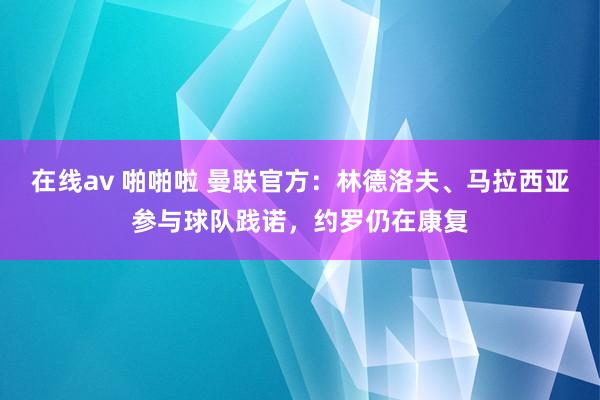 在线av 啪啪啦 曼联官方：林德洛夫、马拉西亚参与球队践诺，约罗仍在康复