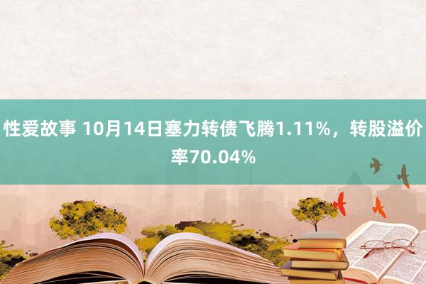 性爱故事 10月14日塞力转债飞腾1.11%，转股溢价率70.04%