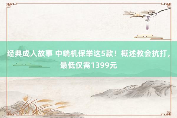 经典成人故事 中端机保举这5款！概述教会抗打，最低仅需1399元