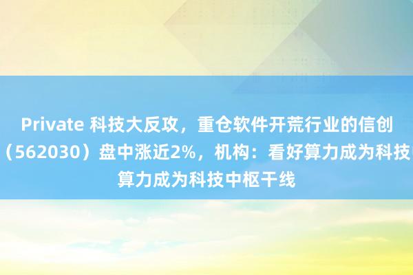 Private 科技大反攻，重仓软件开荒行业的信创ETF基金（562030）盘中涨近2%，机构：看好